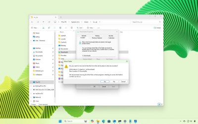 Change the default downloads folder on Windows 11 Change the default downloads folder on Windows 11